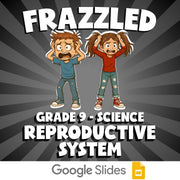 Reproductive System FRAZZLED Science Game - No Prep Grade 9 Review Activity