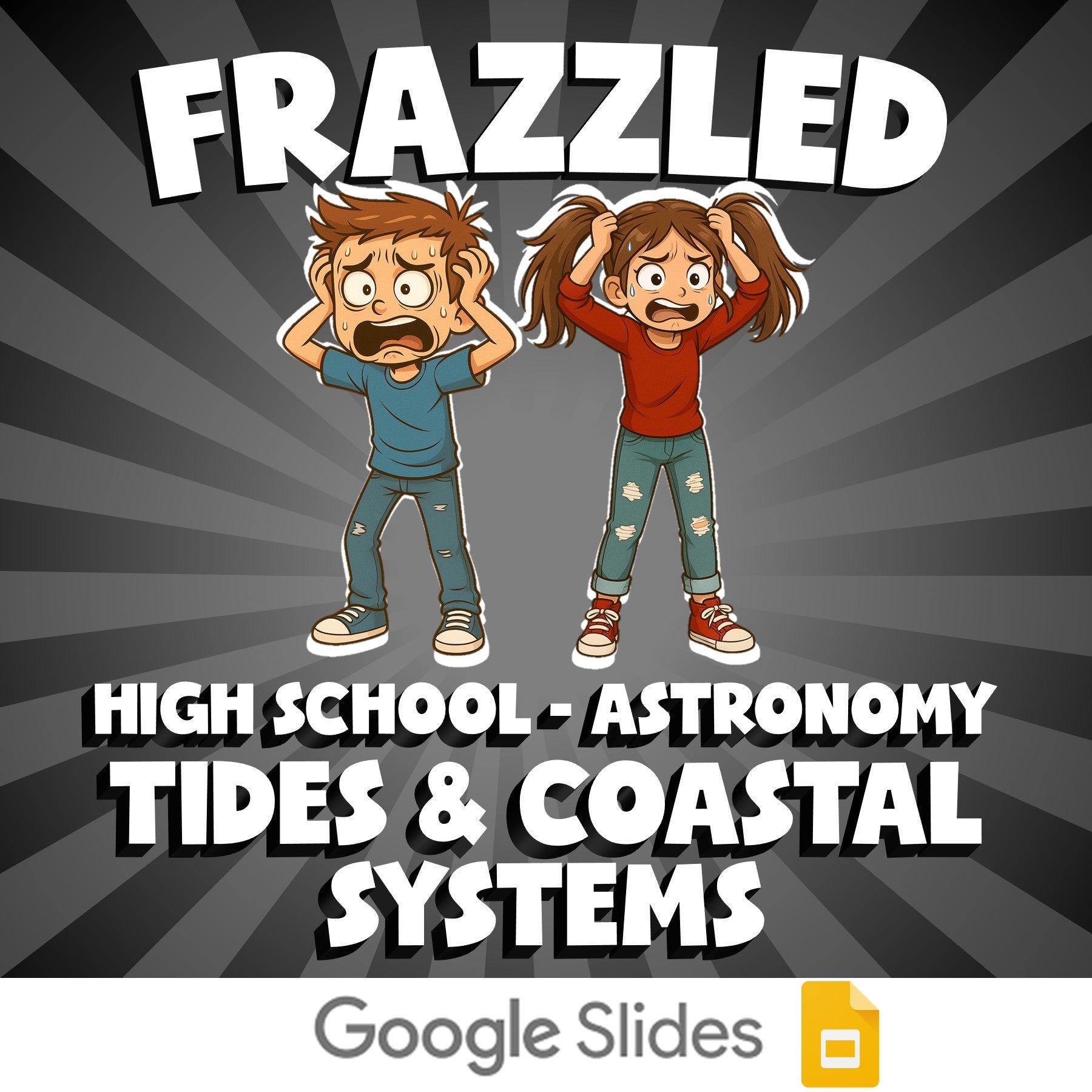 Tides & Coastal Systems FRAZZLED Science Game - No Prep Astronomy Review