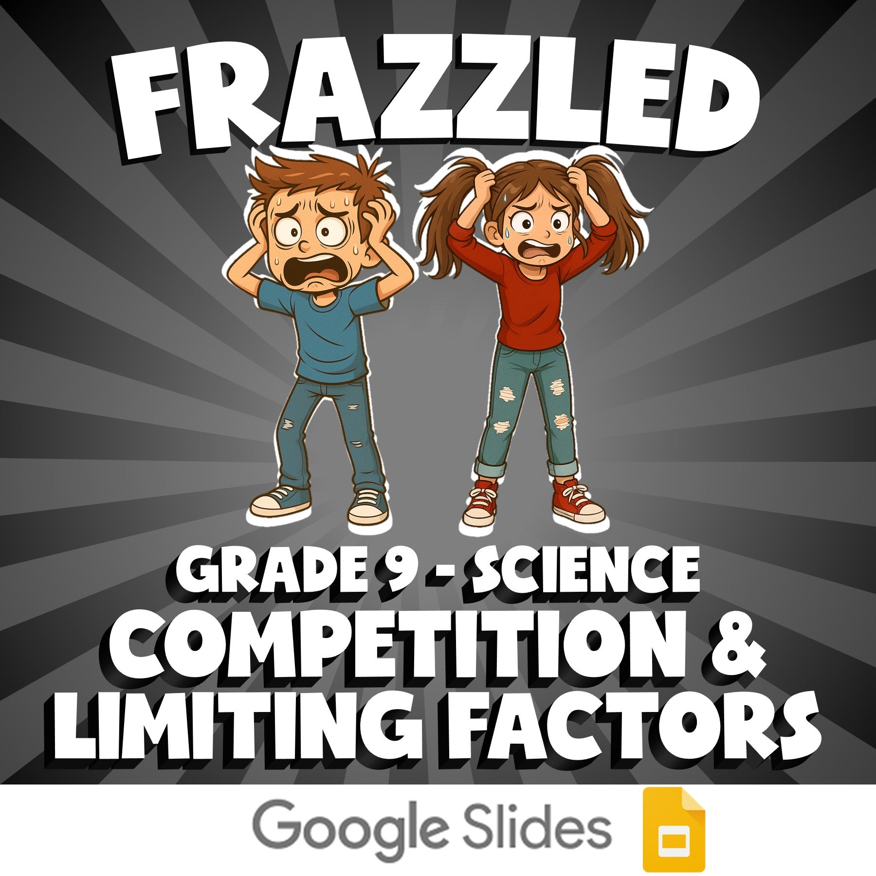 Competition & Limiting Factors FRAZZLED Science Game - No Prep Grade 9 Review