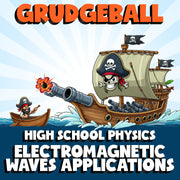 Electromagnetic Waves Applications GRUDGEBALL Science Game - No Prep Physics