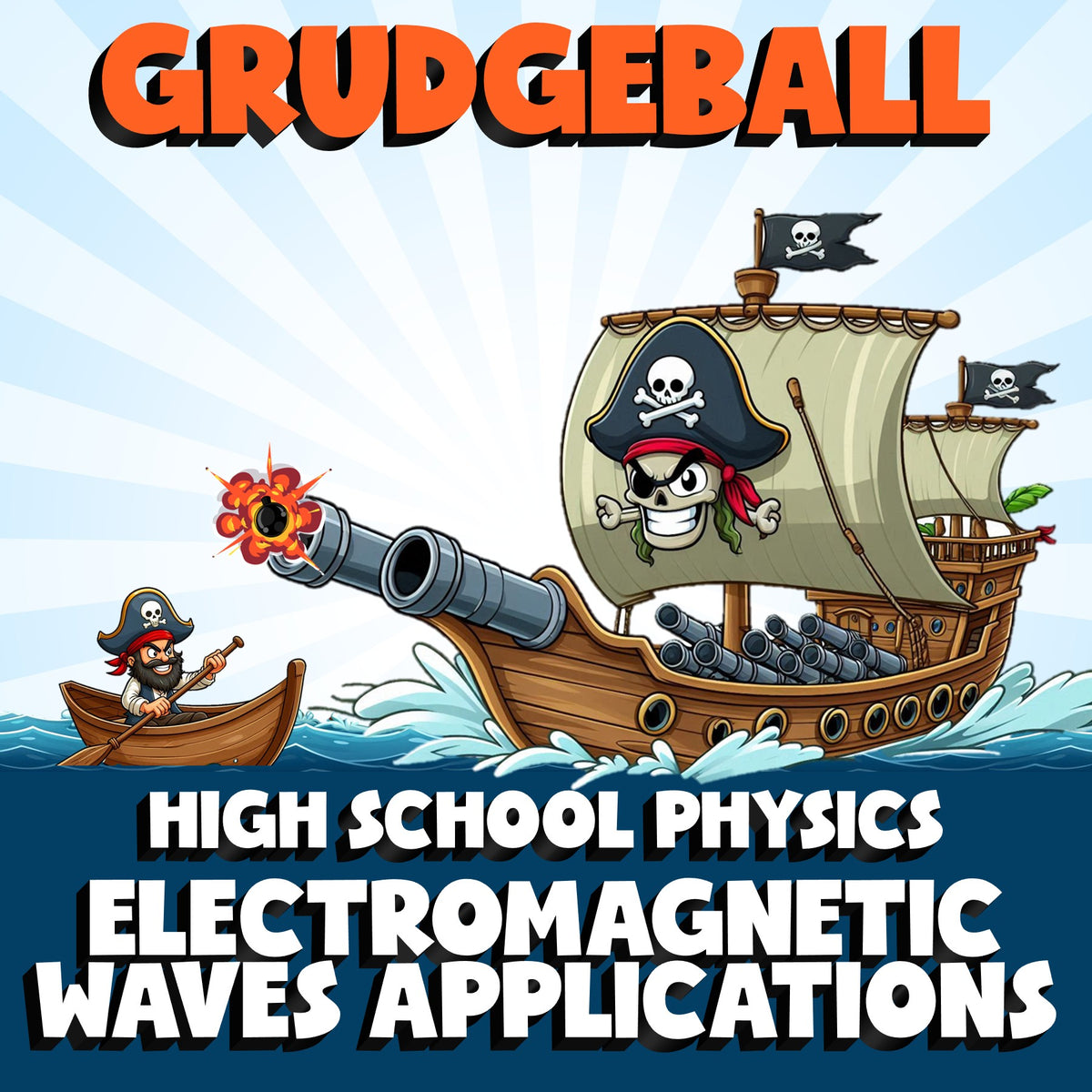 Electromagnetic Waves Applications GRUDGEBALL Science Game - No Prep Physics