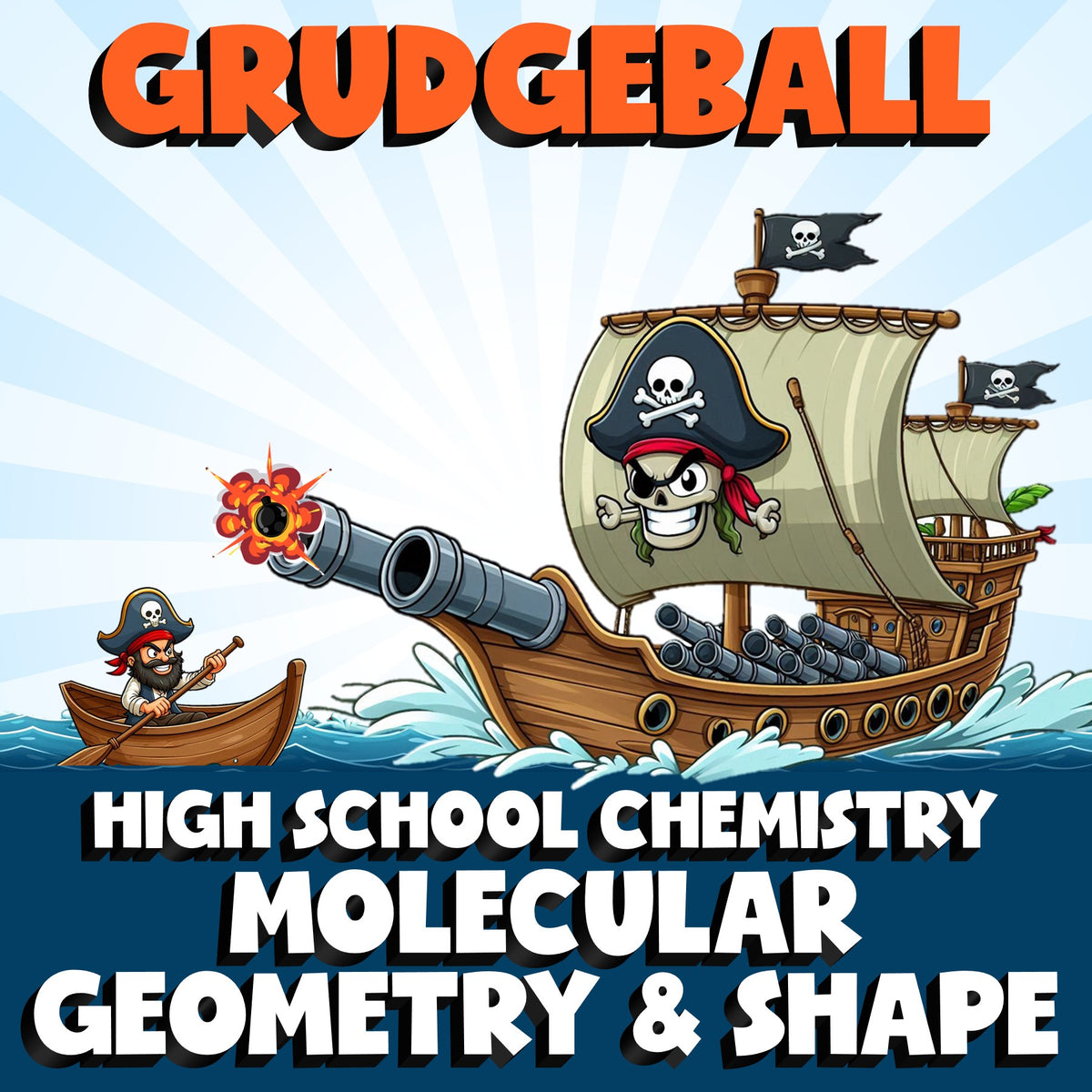 Molecular Geometry & Shape GRUDGEBALL Science Game - No Prep Chemistry Review