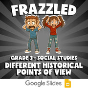 Different Historical Points of View FRAZZLED Socials Game - No Prep Grade 3