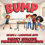 Identify Effective Paragraph Organization BUMP ELA Game - No Prep Grade 6 Review