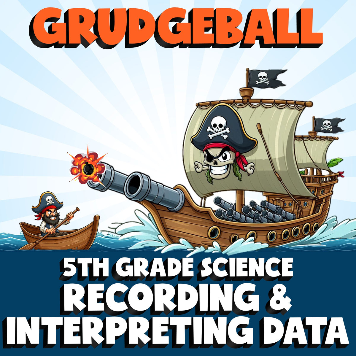 Recording & Interpreting Data GRUDGEBALL Science Game - No Prep Grade 5 Review