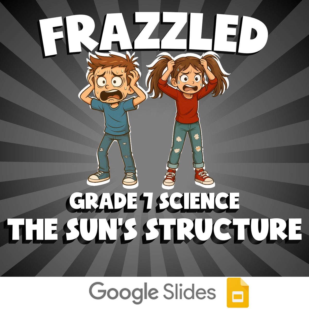 The Sun’s Structure FRAZZLED Science Game - No Prep Grade 7 Review Activity