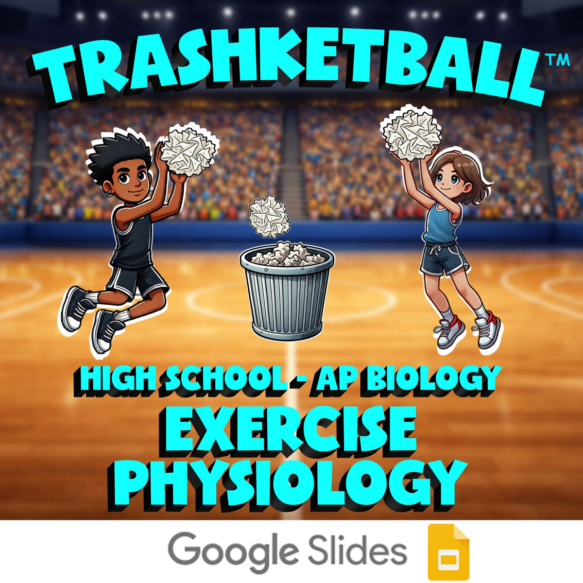 Exercise Physiology TRASHKETBALL Science Game - No Prep AP Biology Review