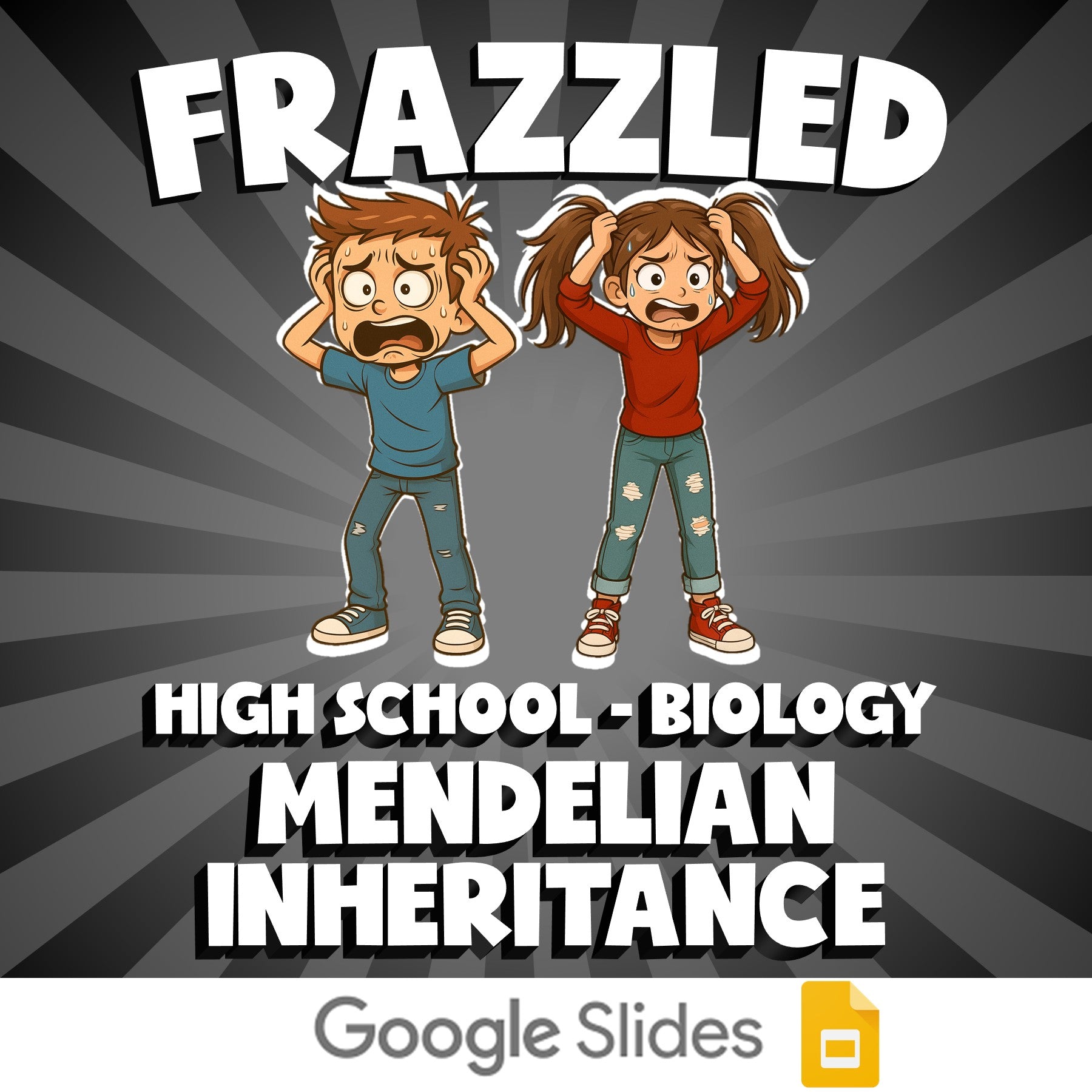Mendelian Inheritance FRAZZLED Science Game - No Prep Biology Review Activity