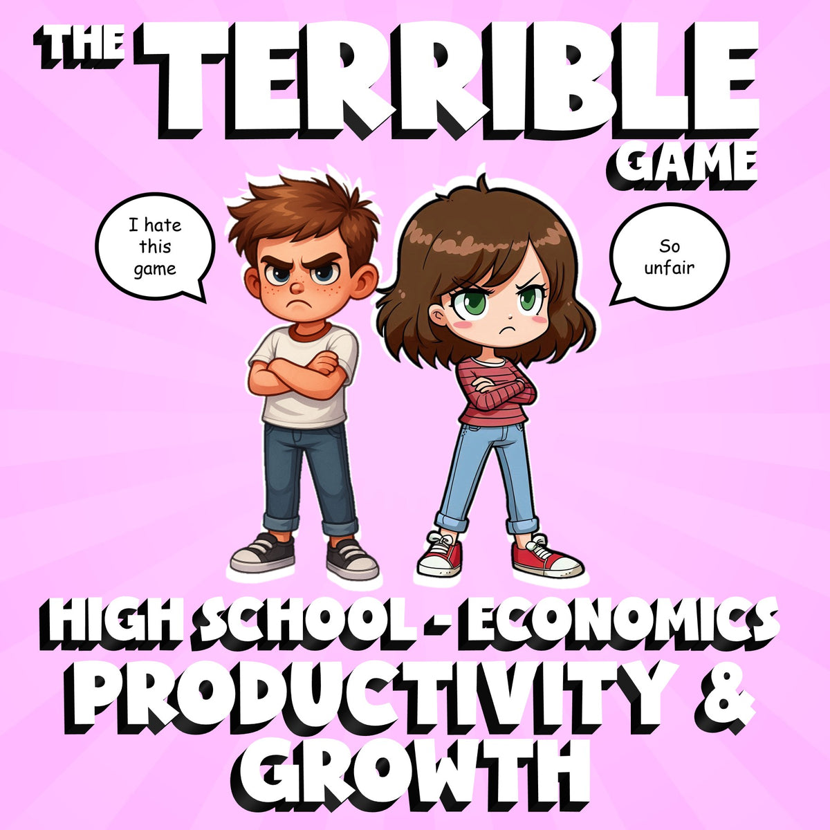 Productivity & Growth THE TERRIBLE GAME - No Prep Economics Review Activity