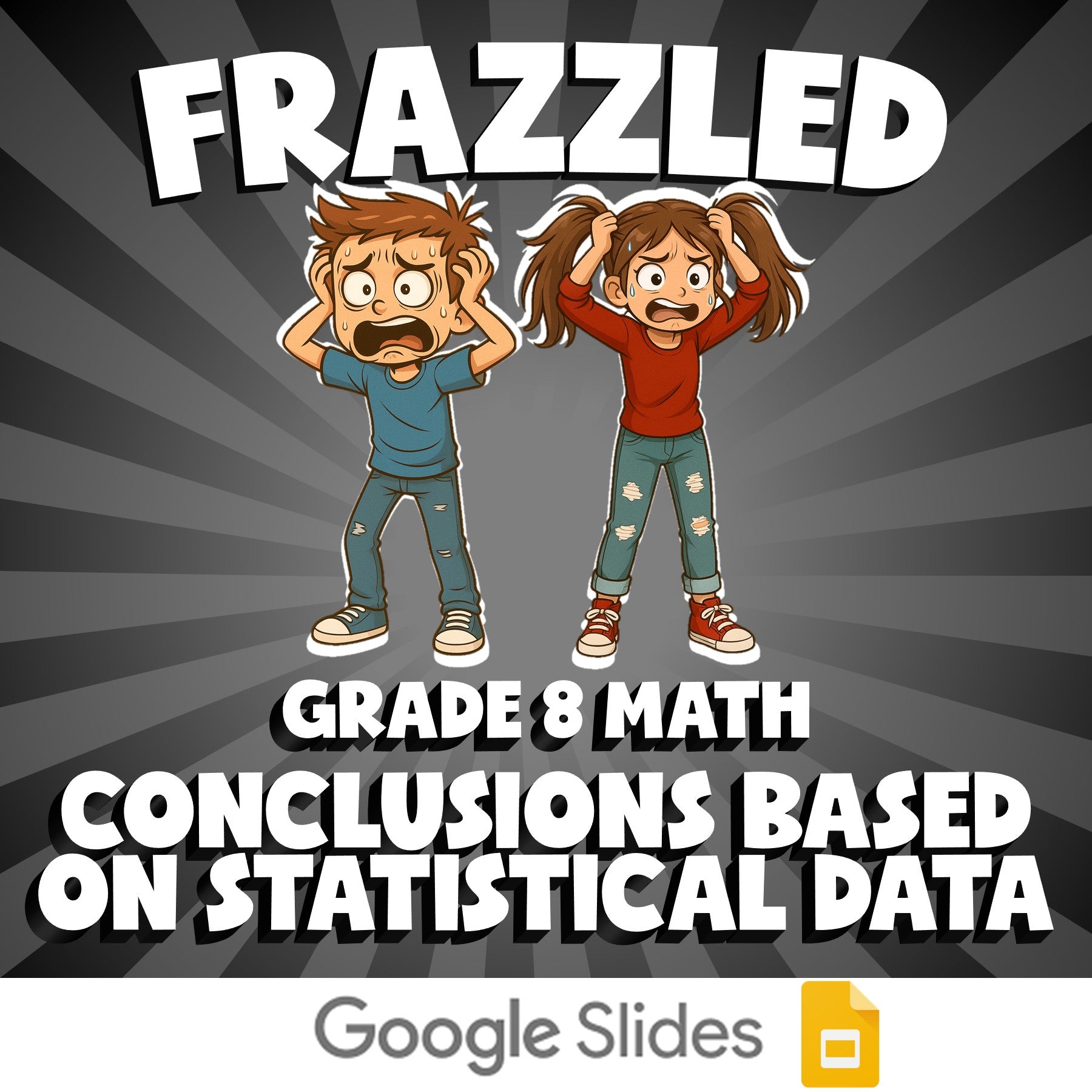 Conclusions Based on Statistical Data FRAZZLED Math Game - No Prep Grade 8