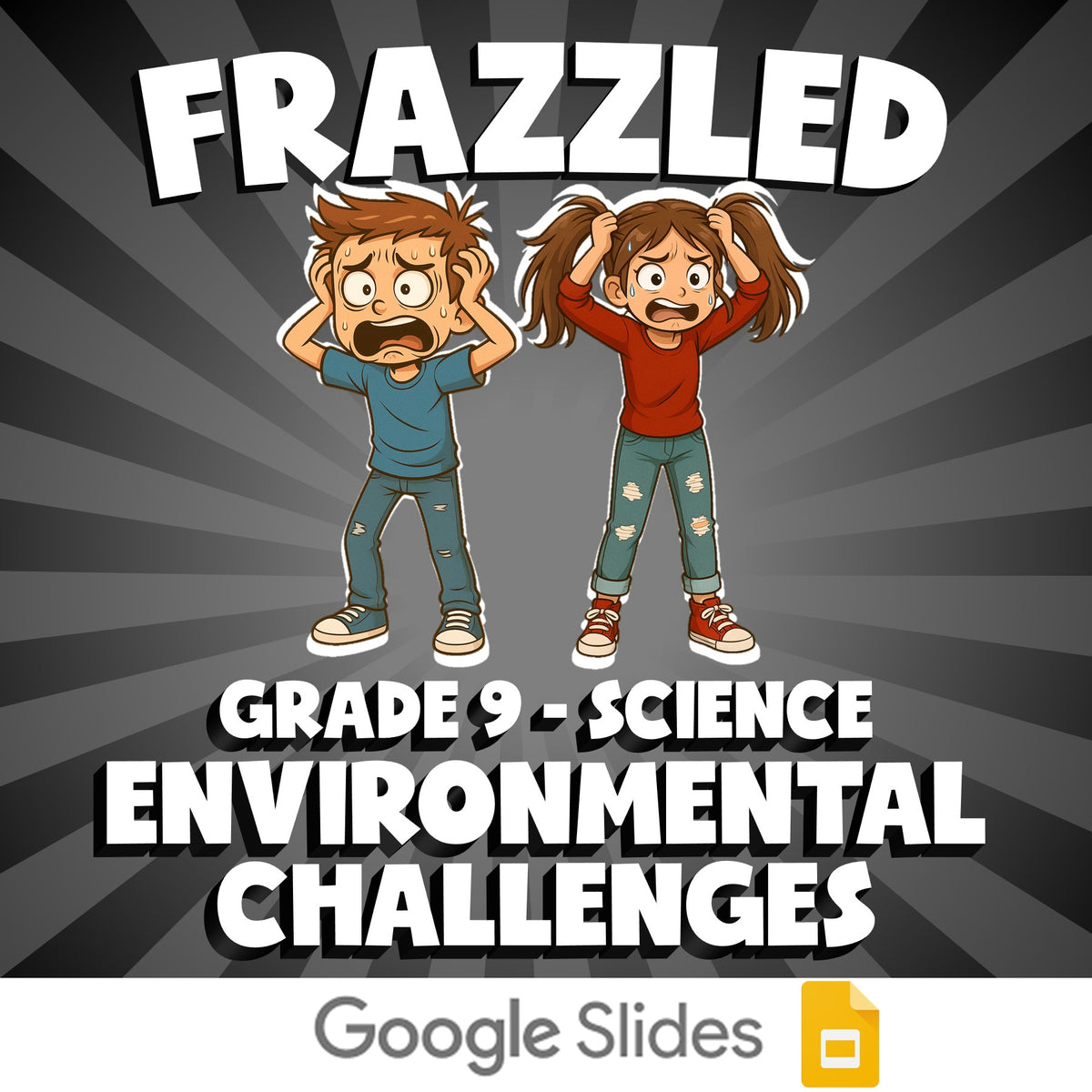 Environmental Challenges FRAZZLED Science Game - No Prep Grade 9 Review Activity