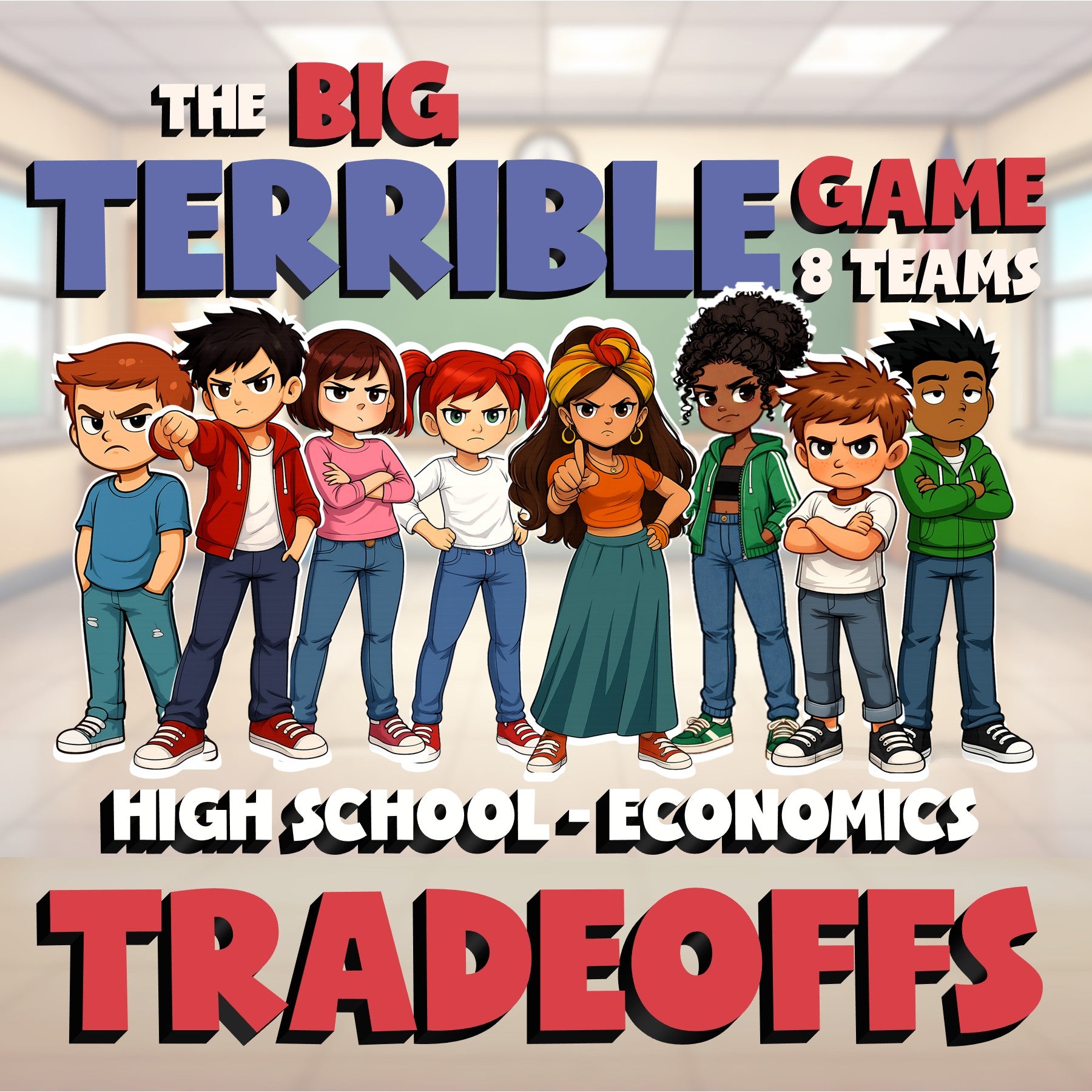 Tradeoffs BIG TERRIBLE GAME - No Prep Economics Review Activity
