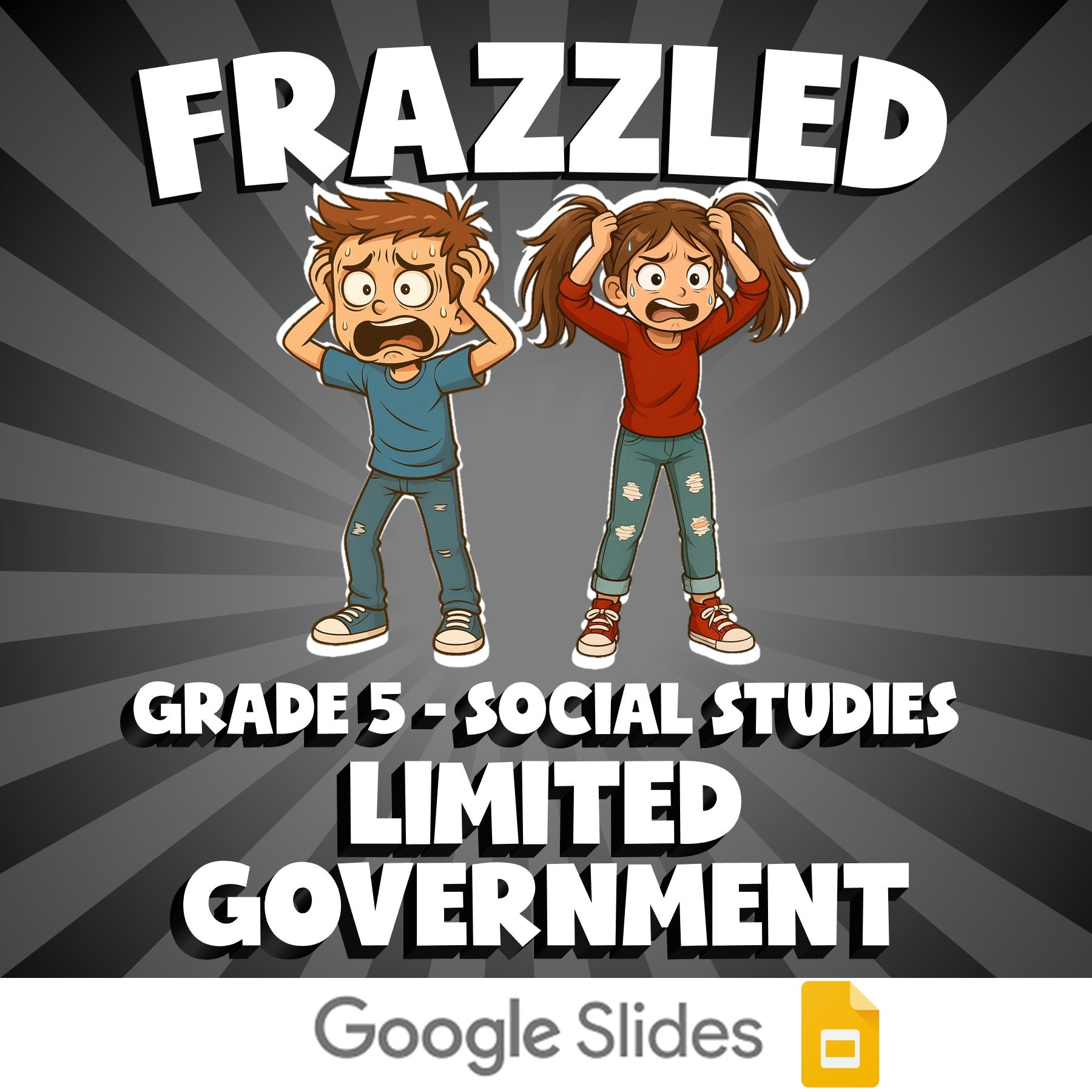 Limited Government FRAZZLED Socials Game - No Prep Grade 5 Review Activity
