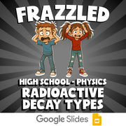 Radioactive Decay Types FRAZZLED Science Game - No Prep Physics Review Activity