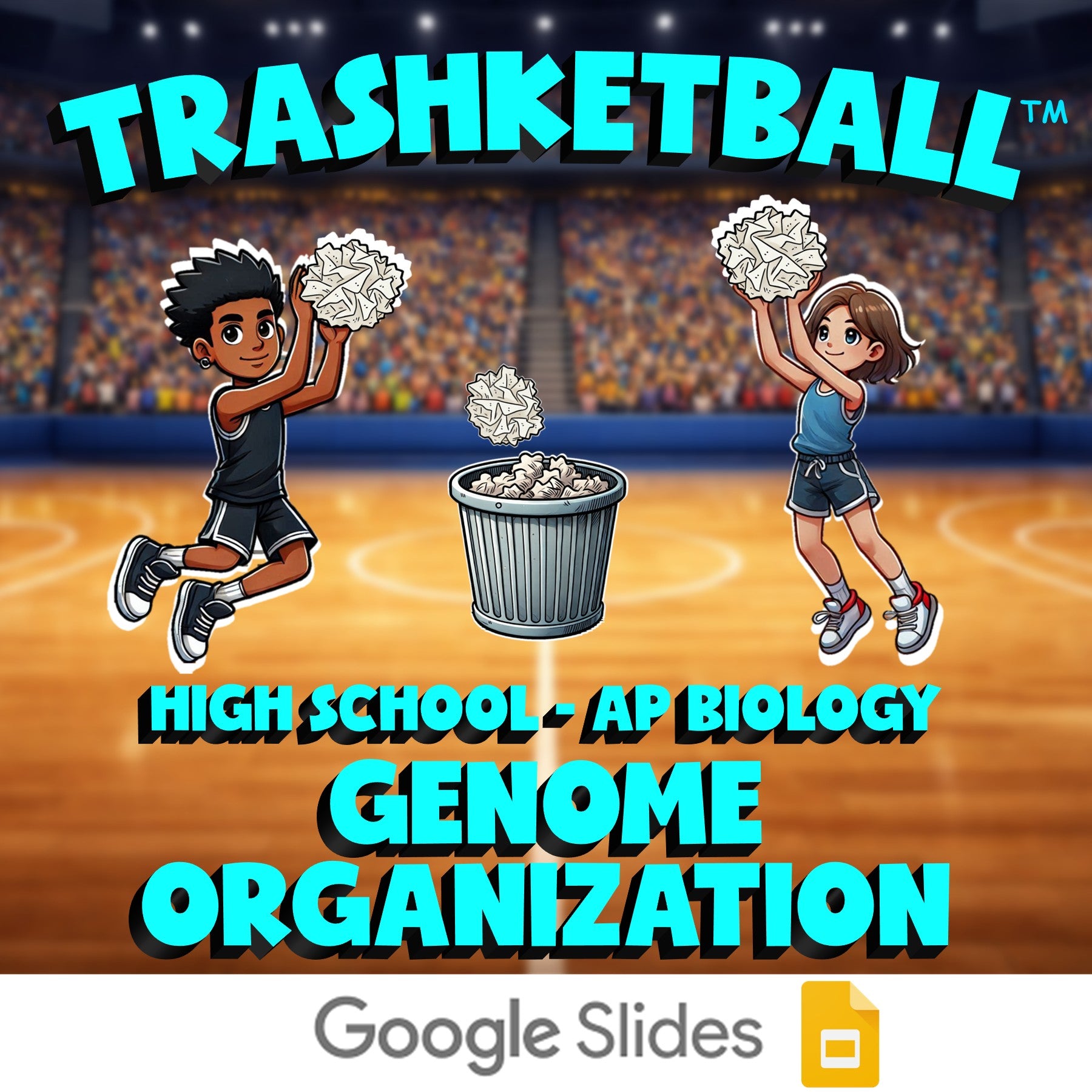 Genome Organization TRASHKETBALL Science Game - No Prep AP Biology Review