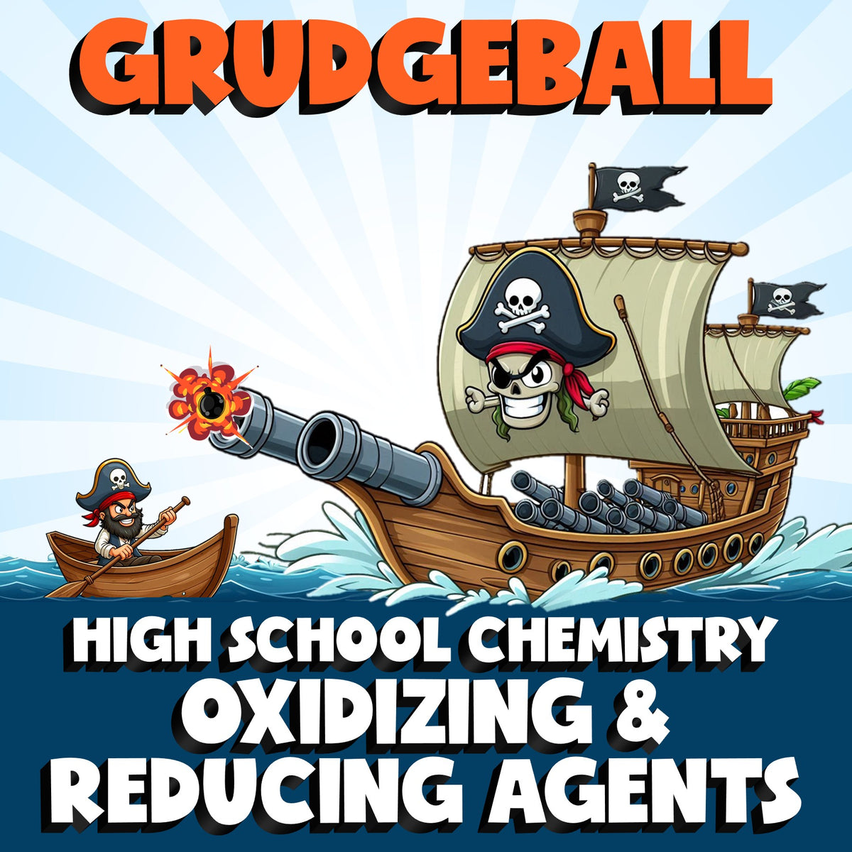 Oxidizing & Reducing Agents GRUDGEBALL Science Game - No Prep Chemistry Review