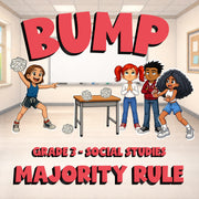 Majority Rule BUMP Socials Game - No Prep Grade 3 Review Activity