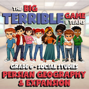 Persian Geography & Expansion BIG TERRIBLE GAME - No Prep Grade 6 Socials Review