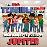 Jupiter BIG TERRIBLE GAME - No Prep Astronomy Science Review Activity