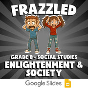 Enlightenment & Society FRAZZLED Socials Game - No Prep Grade 8 Review Activity