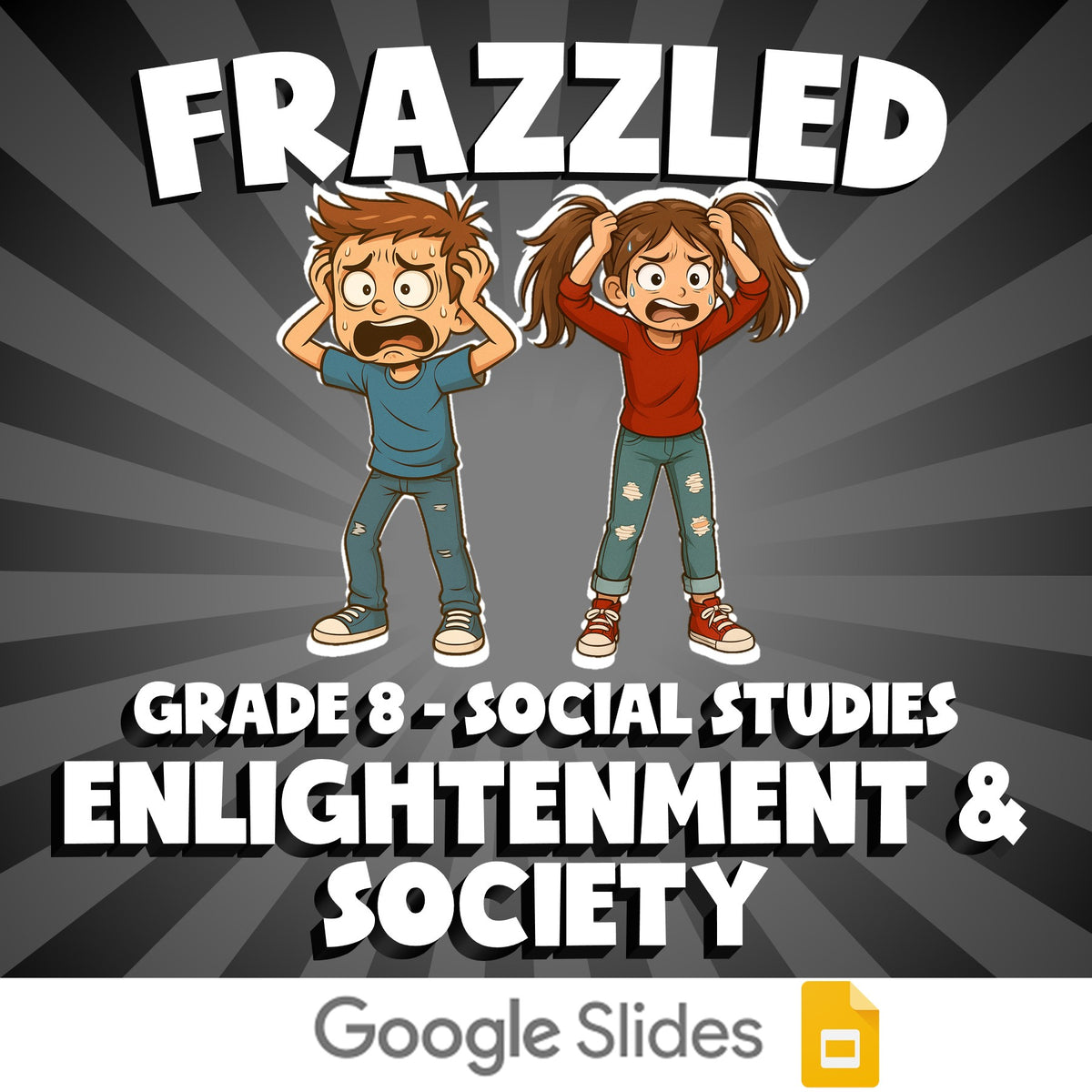 Enlightenment & Society FRAZZLED Socials Game - No Prep Grade 8 Review Activity