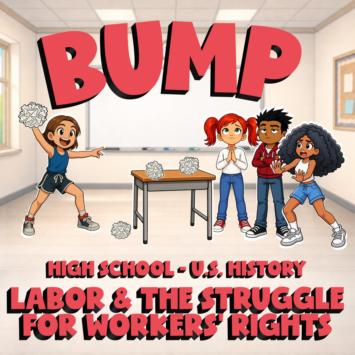 Labor & the Struggle for Workers’ Rights BUMP U.S. History Game - No Prep Review