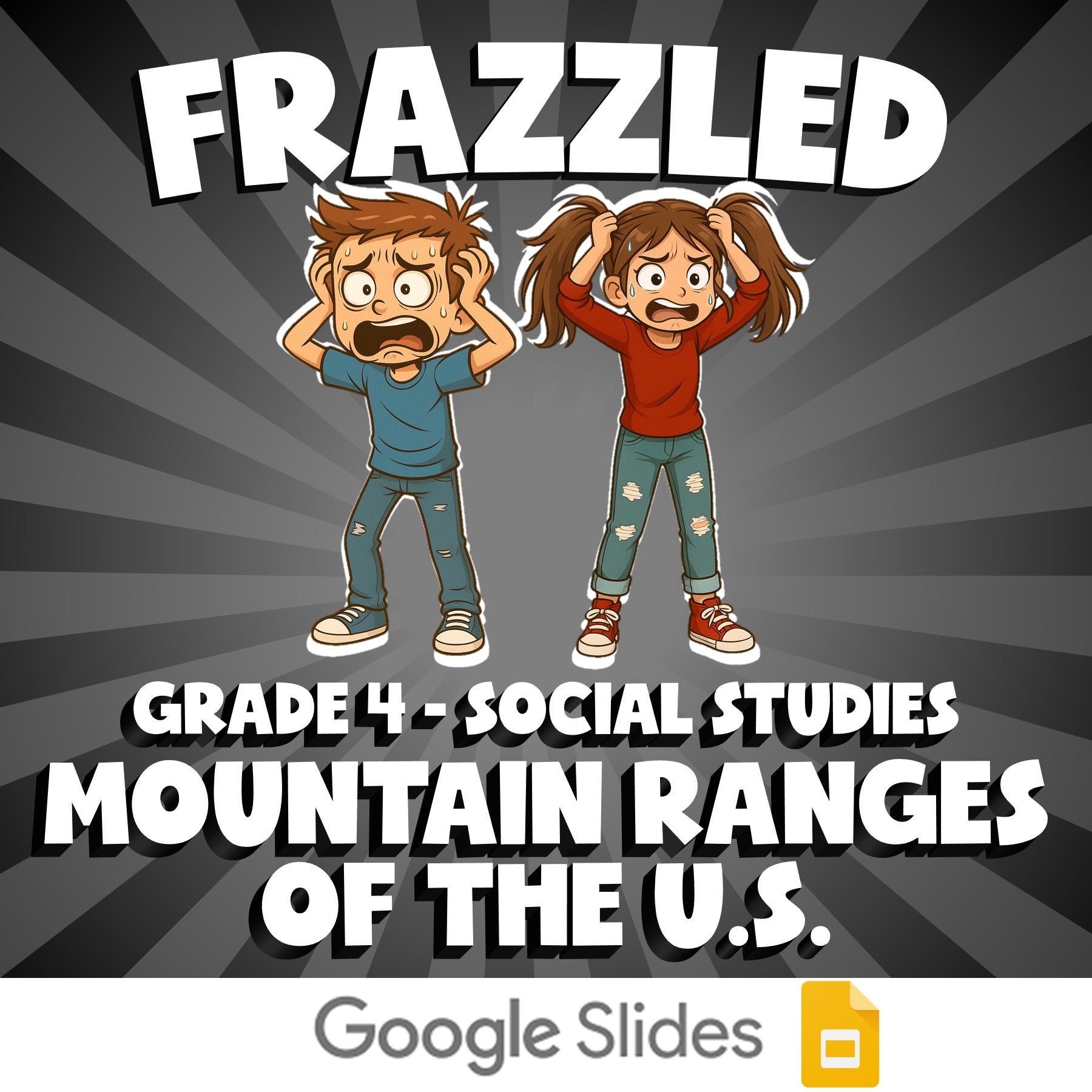 Mountain Ranges of the U.S. FRAZZLED Socials Game - No Prep Grade 4 Review