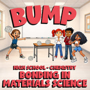 Bonding in Materials Science BUMP Science Game - No Prep Chemistry Review