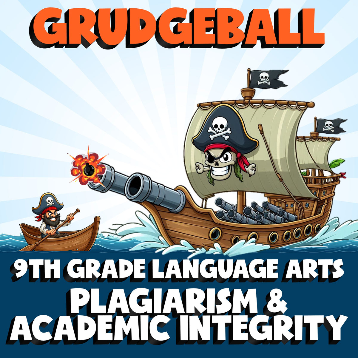 Plagiarism & Academic Integrity GRUDGEBALL ELA Game - No Prep Grade 9 Review