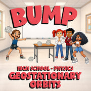 Geostationary Orbits BUMP Science Game - No Prep Physics Review Activity