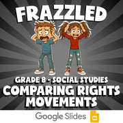 Comparing Rights Movements FRAZZLED Socials Game - No Prep Grade 8 Review