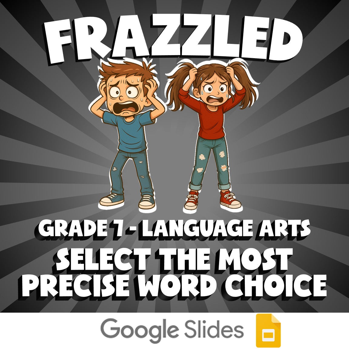 Select the Most Precise Word Choice FRAZZLED ELA Game - No Prep Grade 7 Review