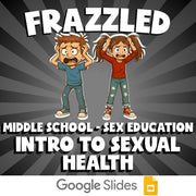 Intro to Sexual Health FRAZZLED Game - No Prep Middle School Sex Education
