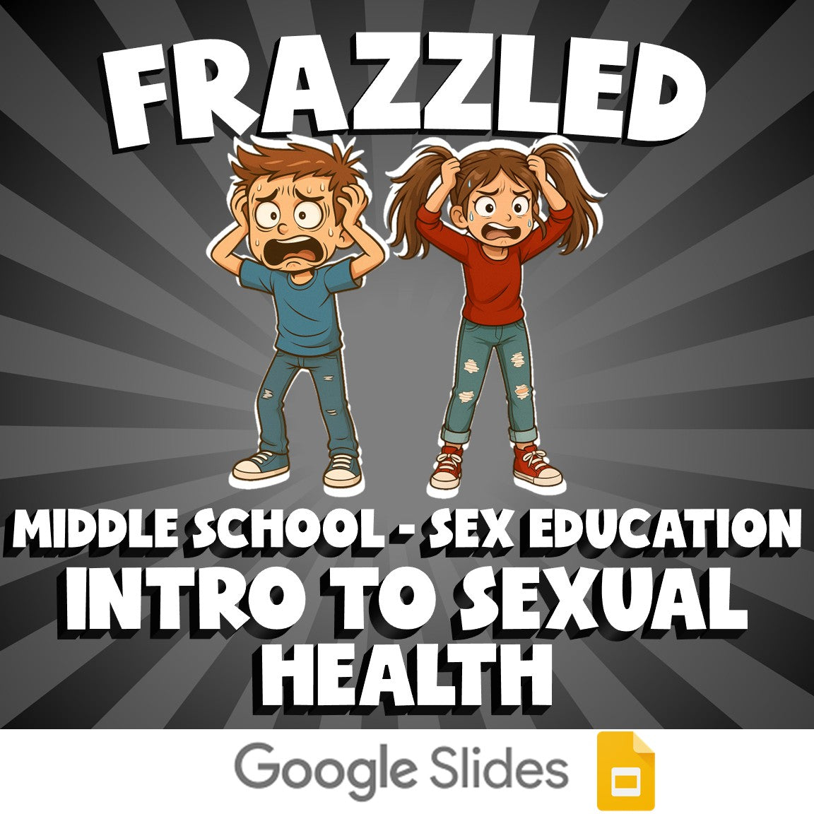 Intro to Sexual Health FRAZZLED Game - No Prep Middle School Sex Education
