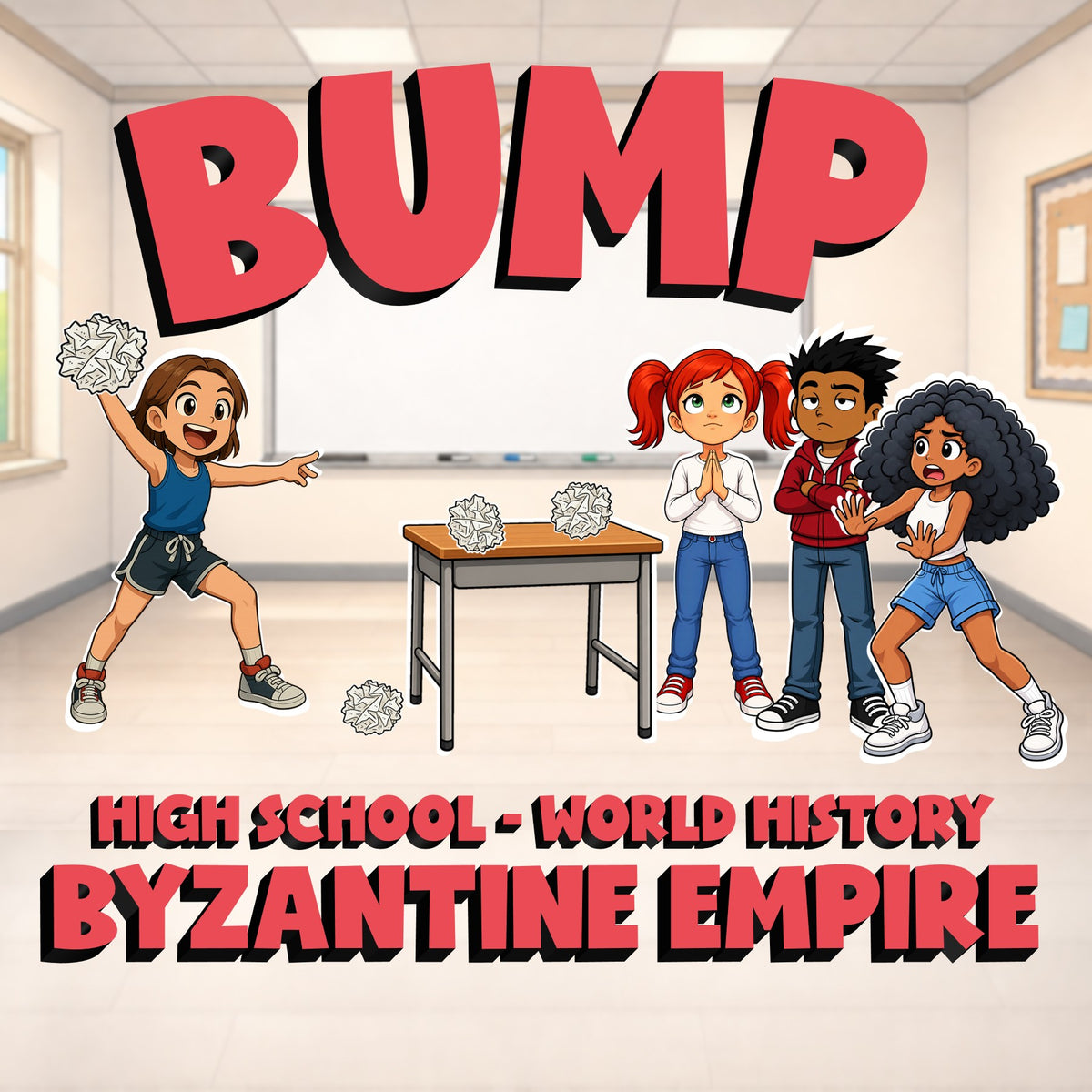 Byzantine Empire BUMP Game - No Prep World History Review Activity