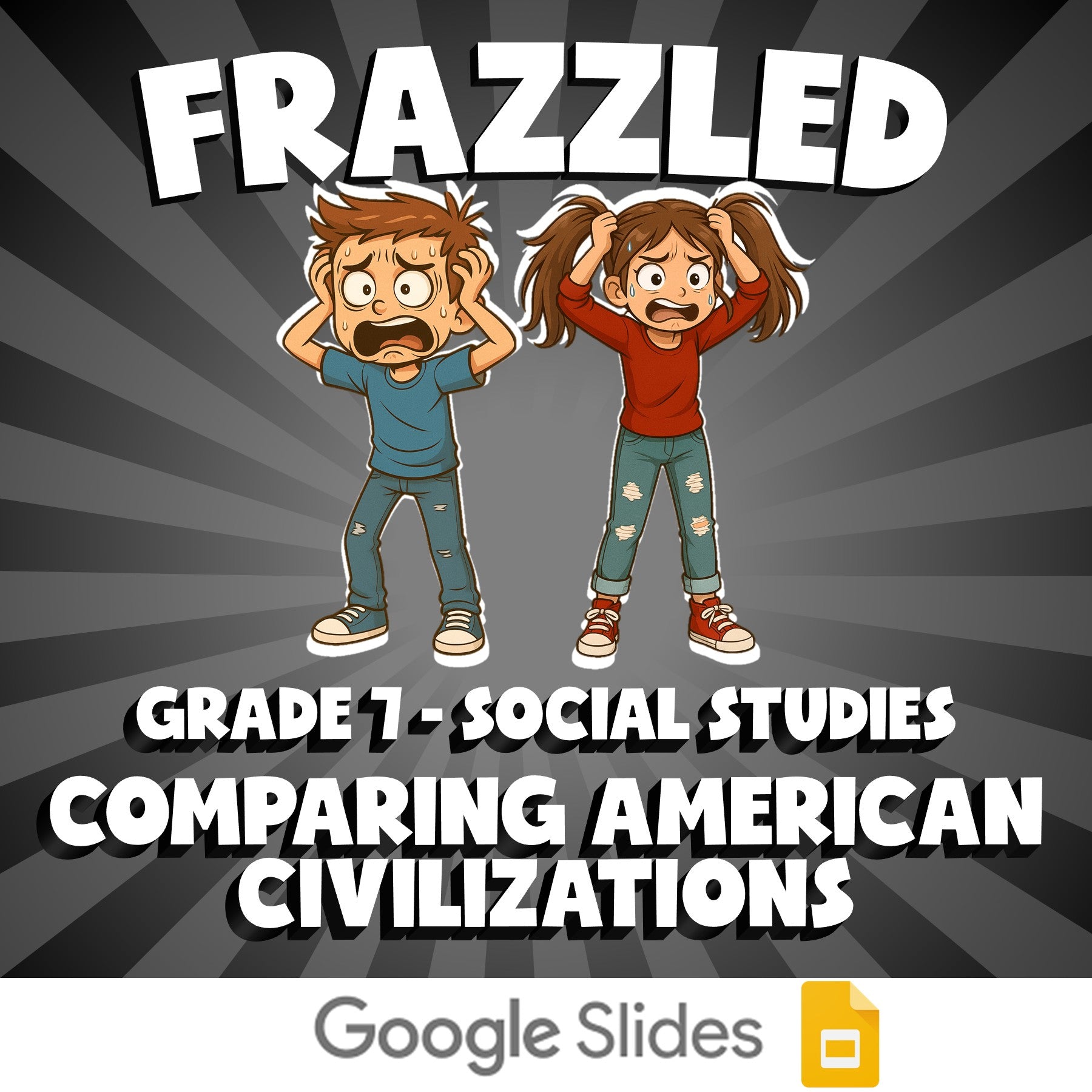 Comparing American Civilizations FRAZZLED Socials Game - No Prep Grade 7 Review