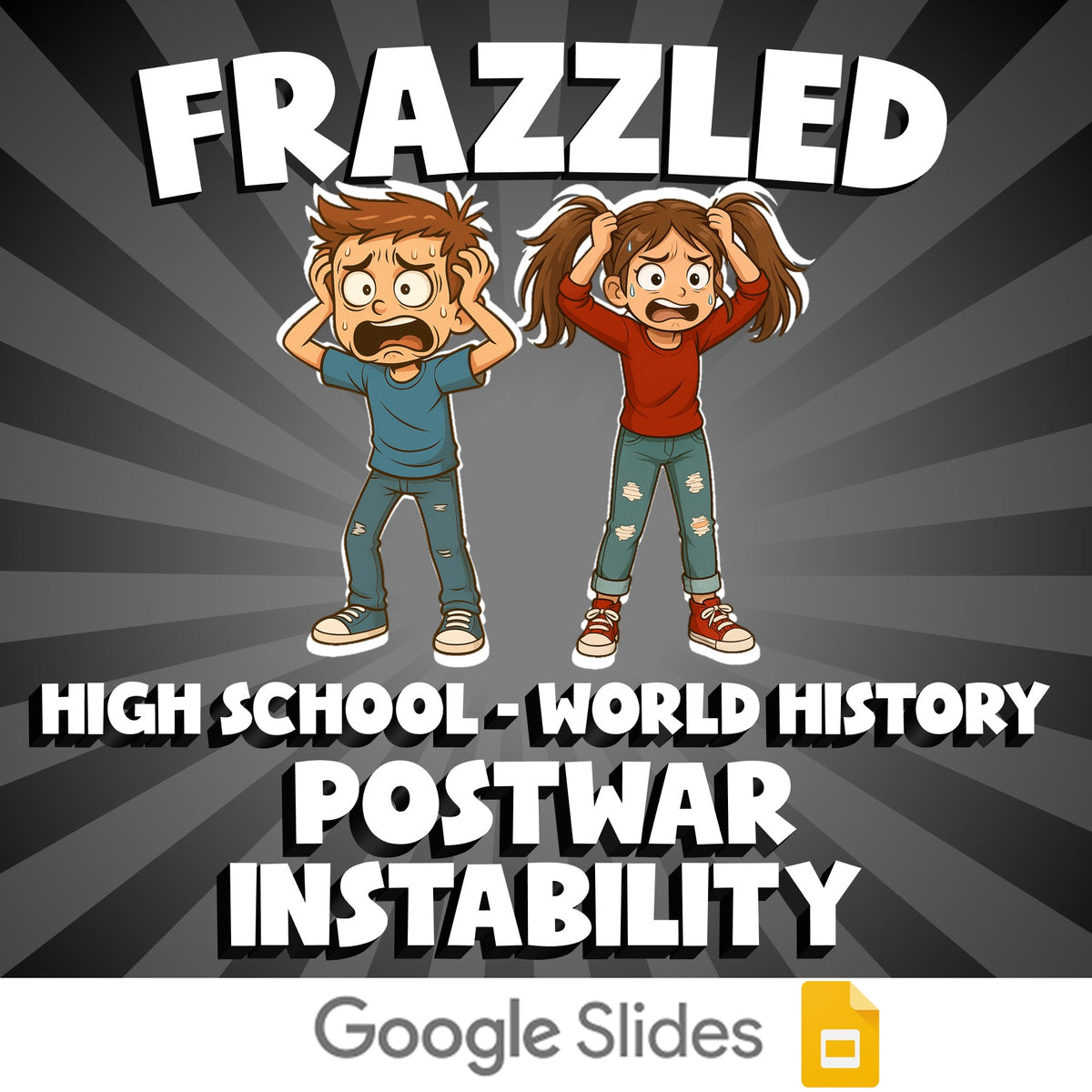 Postwar Instability FRAZZLED Game - No Prep World History Review Activity