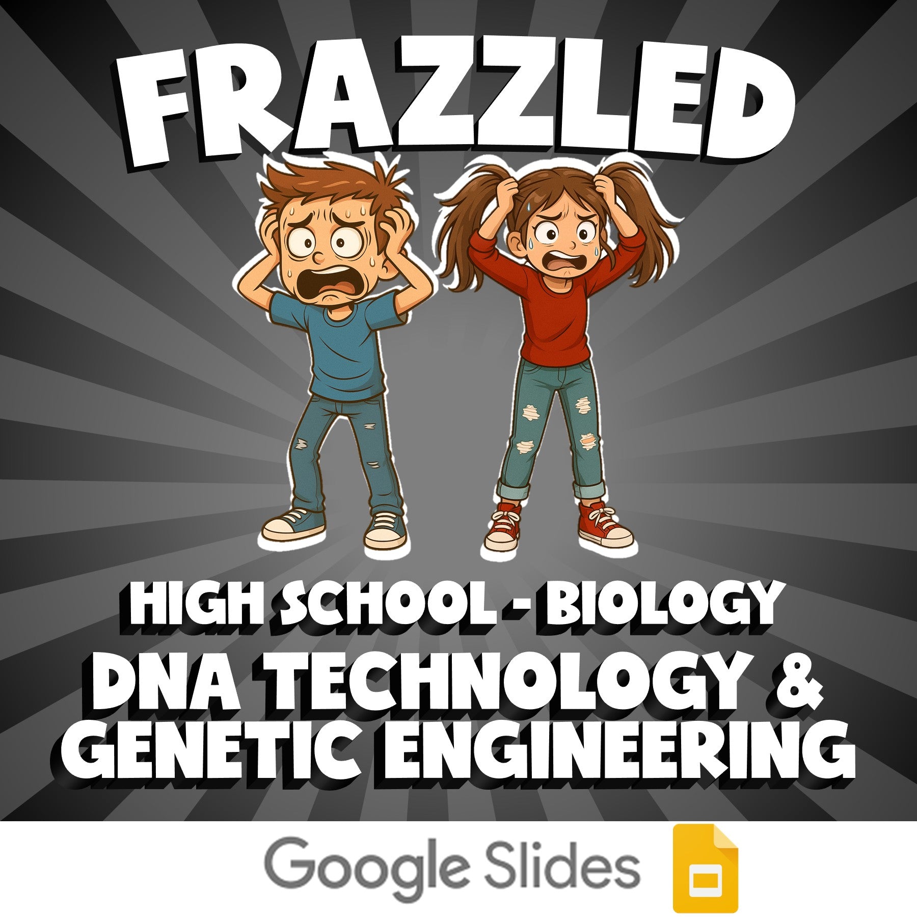 DNA Technology & Genetic Engineering FRAZZLED Science Game - No Prep Biology