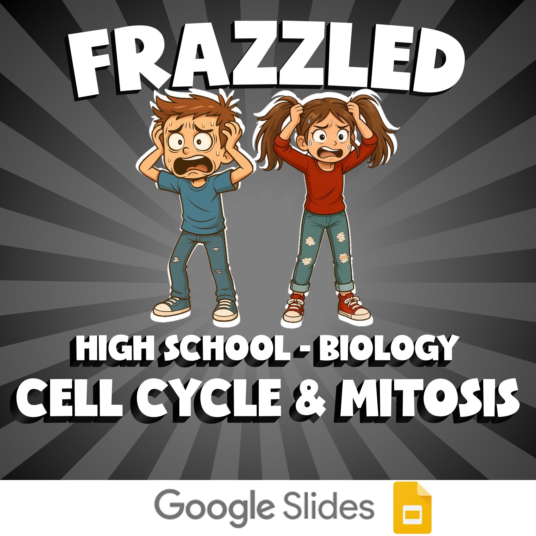 Cell Cycle & Mitosis FRAZZLED Science Game - No Prep Biology Review Activity