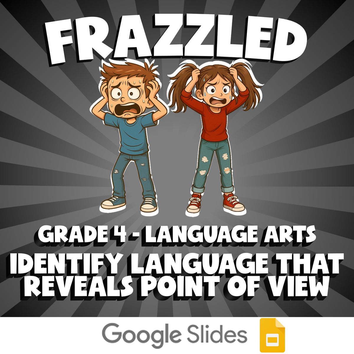 Identify Language That Reveals Point of View FRAZZLED ELA Game - No Prep Grade 4
