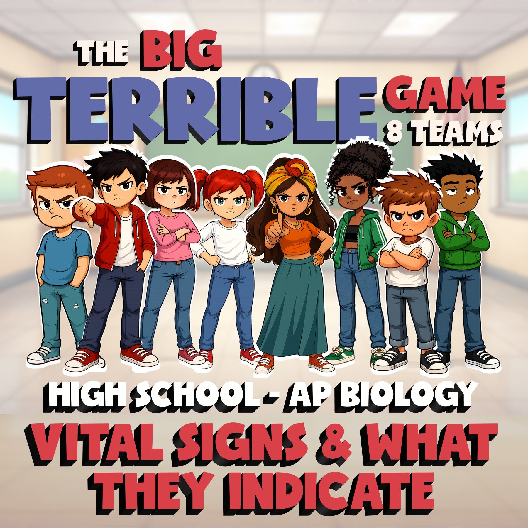 Vital Signs & What They Indicate BIG TERRIBLE GAME - AP Biology Science Review