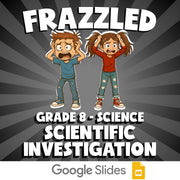 Scientific Investigation FRAZZLED Science Game - No Prep Grade 8 Review Activity