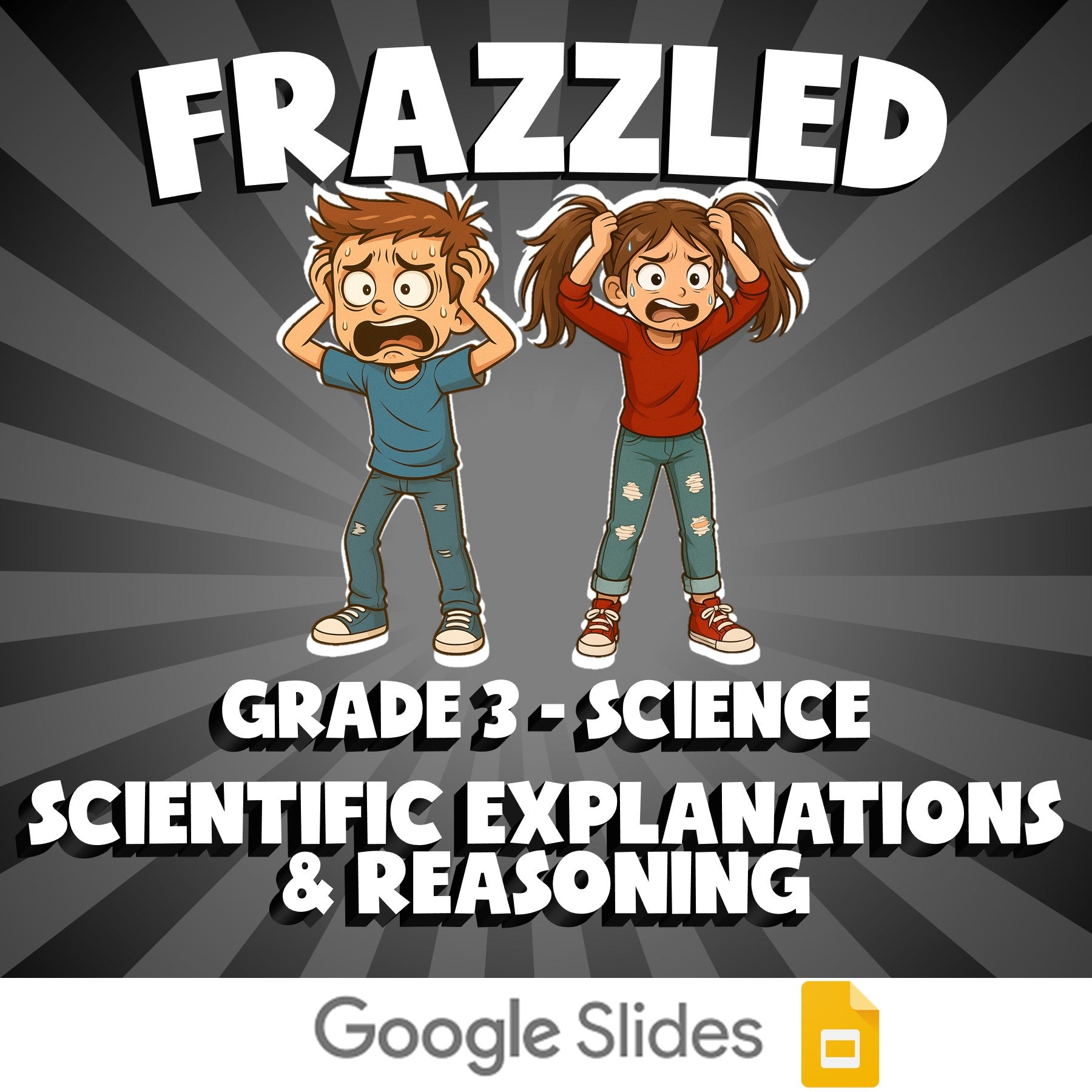 Scientific Explanations & Reasoning FRAZZLED Science Game - No Prep Grade 3