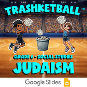 Judaism TRASHKETBALL Socials Game - No Prep Grade 6 Review Activity