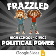 Political Power FRAZZLED Civics Game - No Prep Review Activity