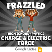 Charge & Electric Force FRAZZLED Science Game - No Prep Physics Review Activity