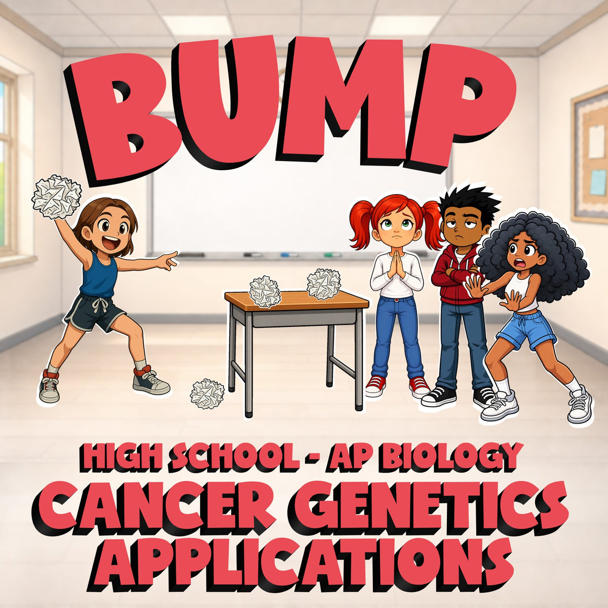 Cancer Genetics Applications BUMP Science Game - No Prep AP Biology Review