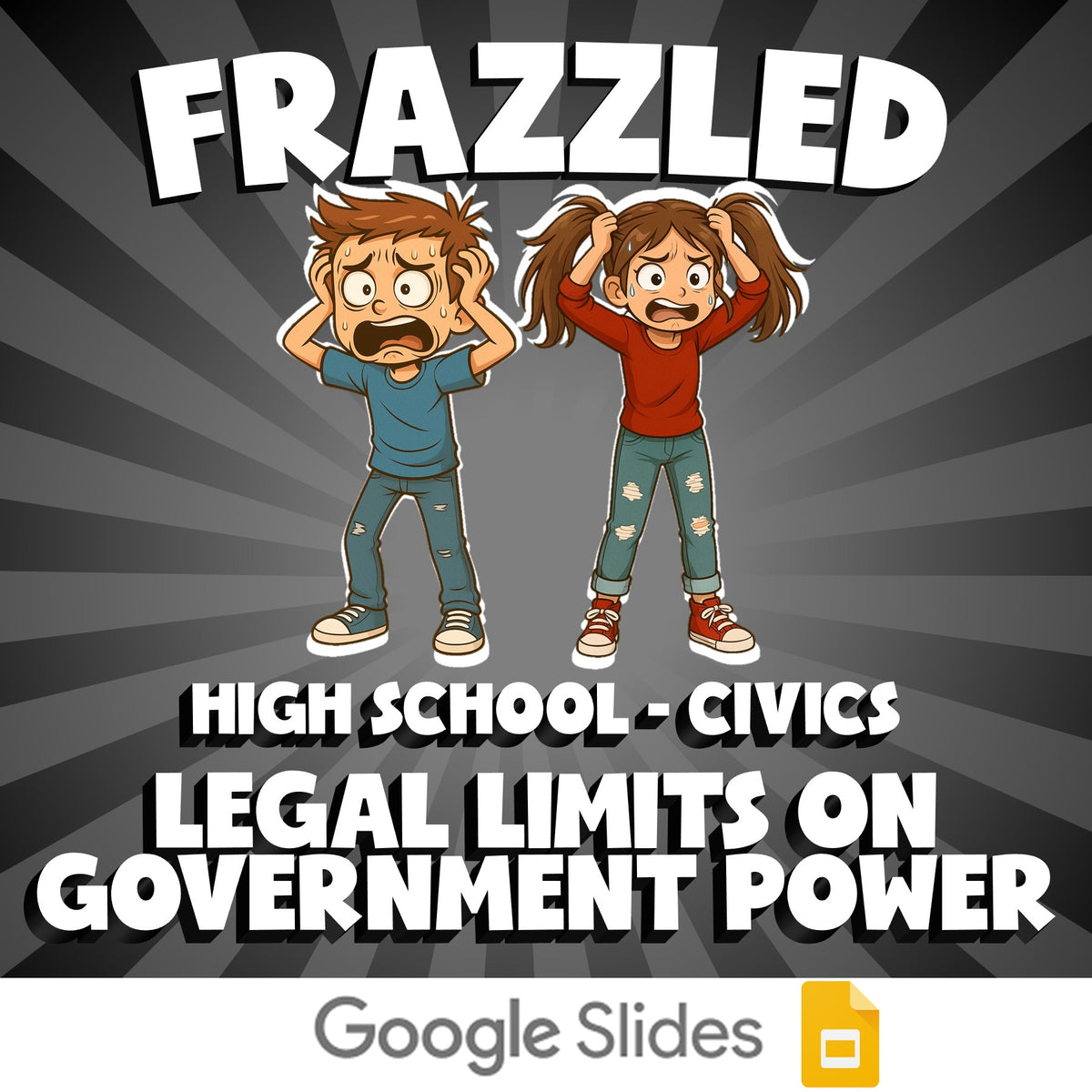 Legal Limits on Government Power FRAZZLED Civics Game - No Prep Review Activity