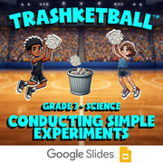 Conducting Simple Experiments TRASHKETBALL Science Game - No Prep Grade 3 Review