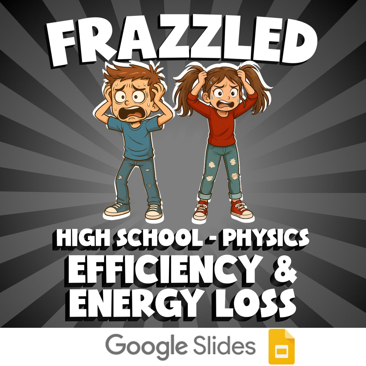 Efficiency & Energy Loss FRAZZLED Science Game - No Prep Physics Review Activity